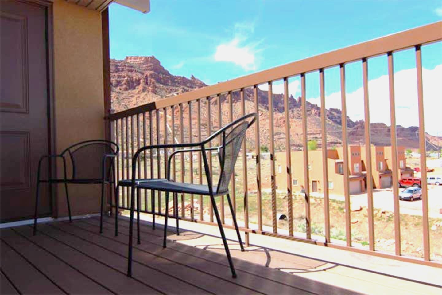 Balcony off of living room