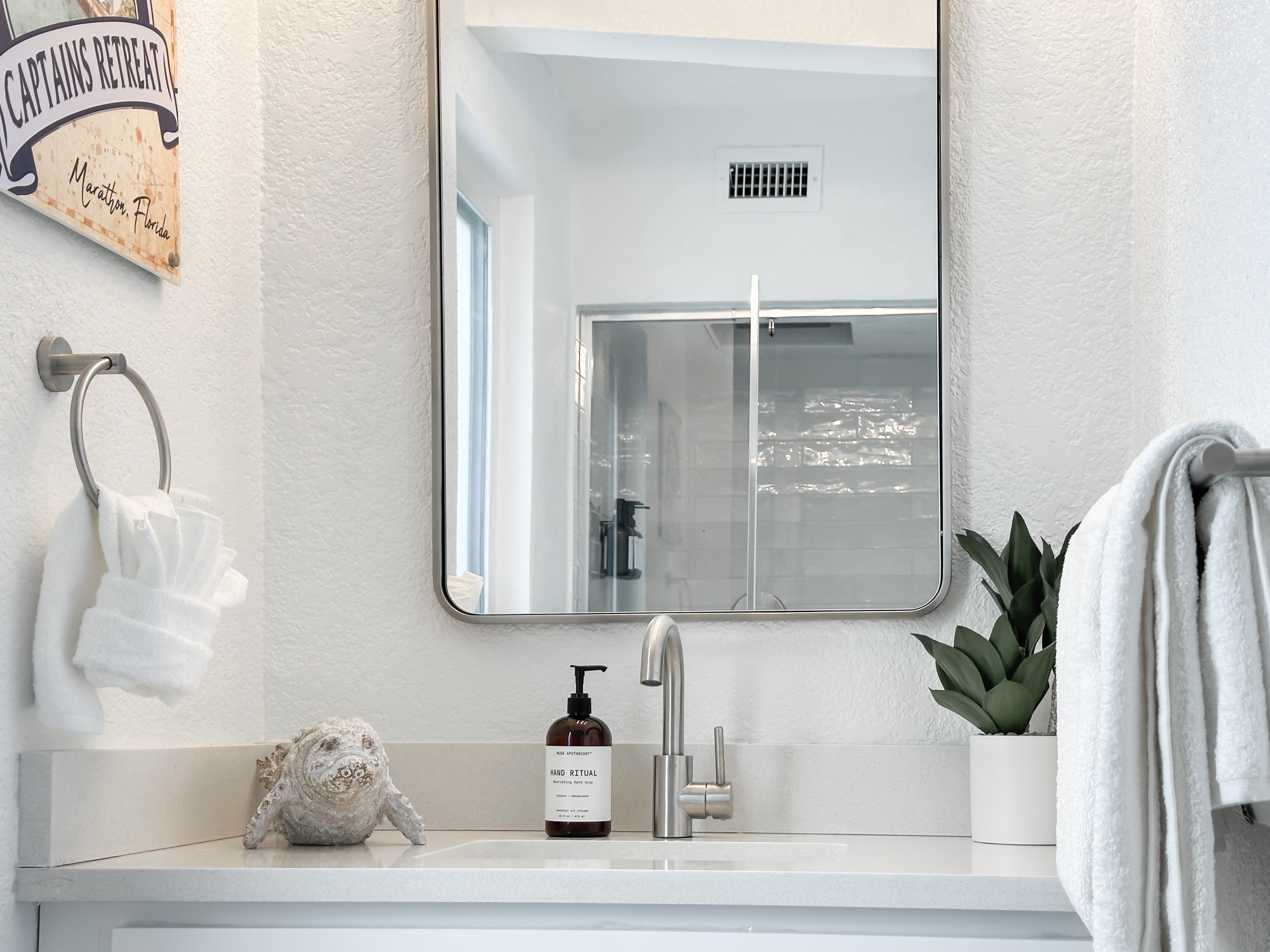 We provide complimentary soaps and towels.