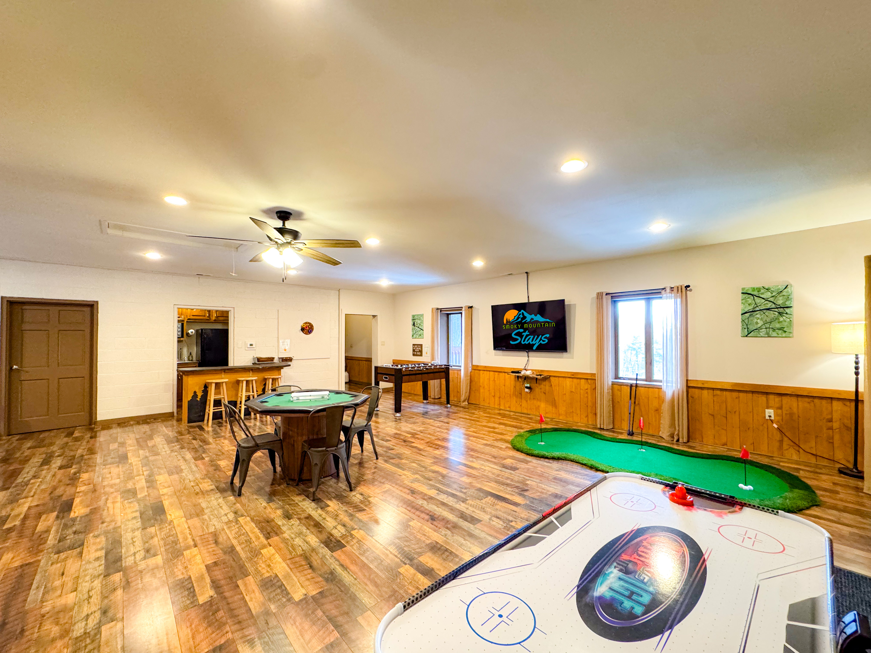 Air Hockey, Card Table, Putt-Putt and more in the Game Room