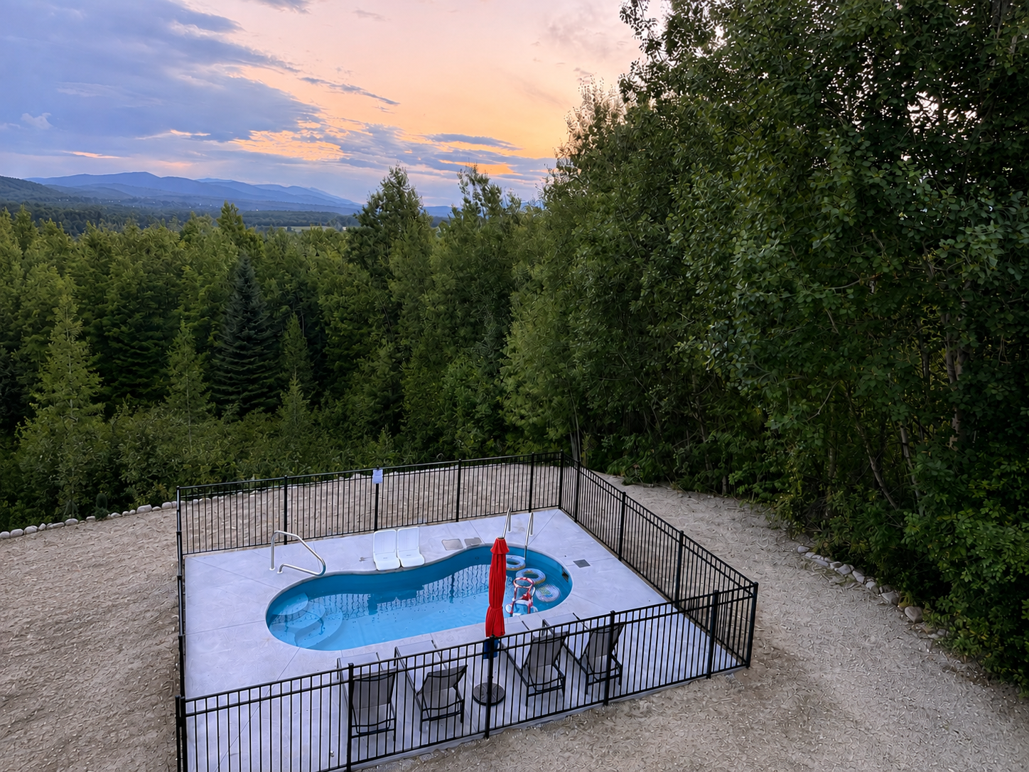 NEW seasonal saltwater pool with beautiful mountain views! Open seasonally through approximately Columbus Day and currently unheated for the 2026 season.