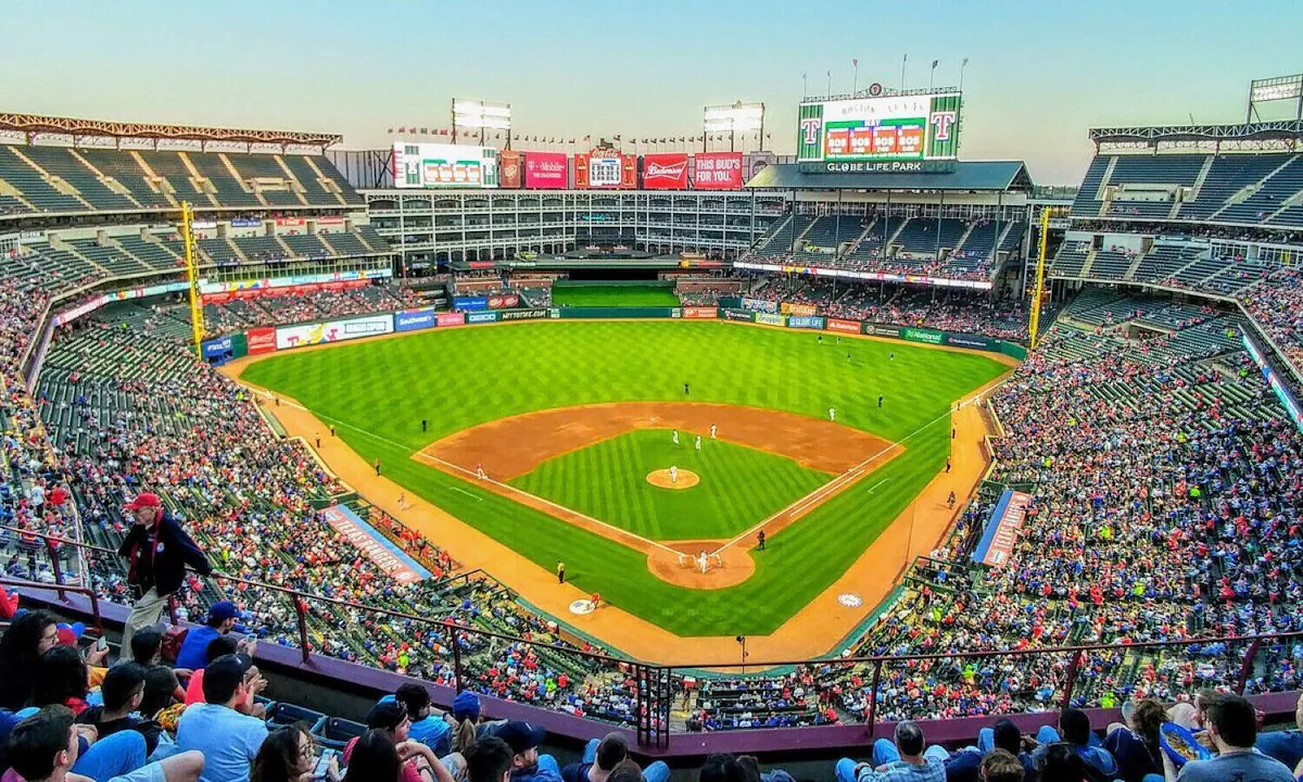 Globe Life Field, home of the Texas Rangers, is a 15-min walk from your door. Catch a game all season long without ever needing a rideshare.