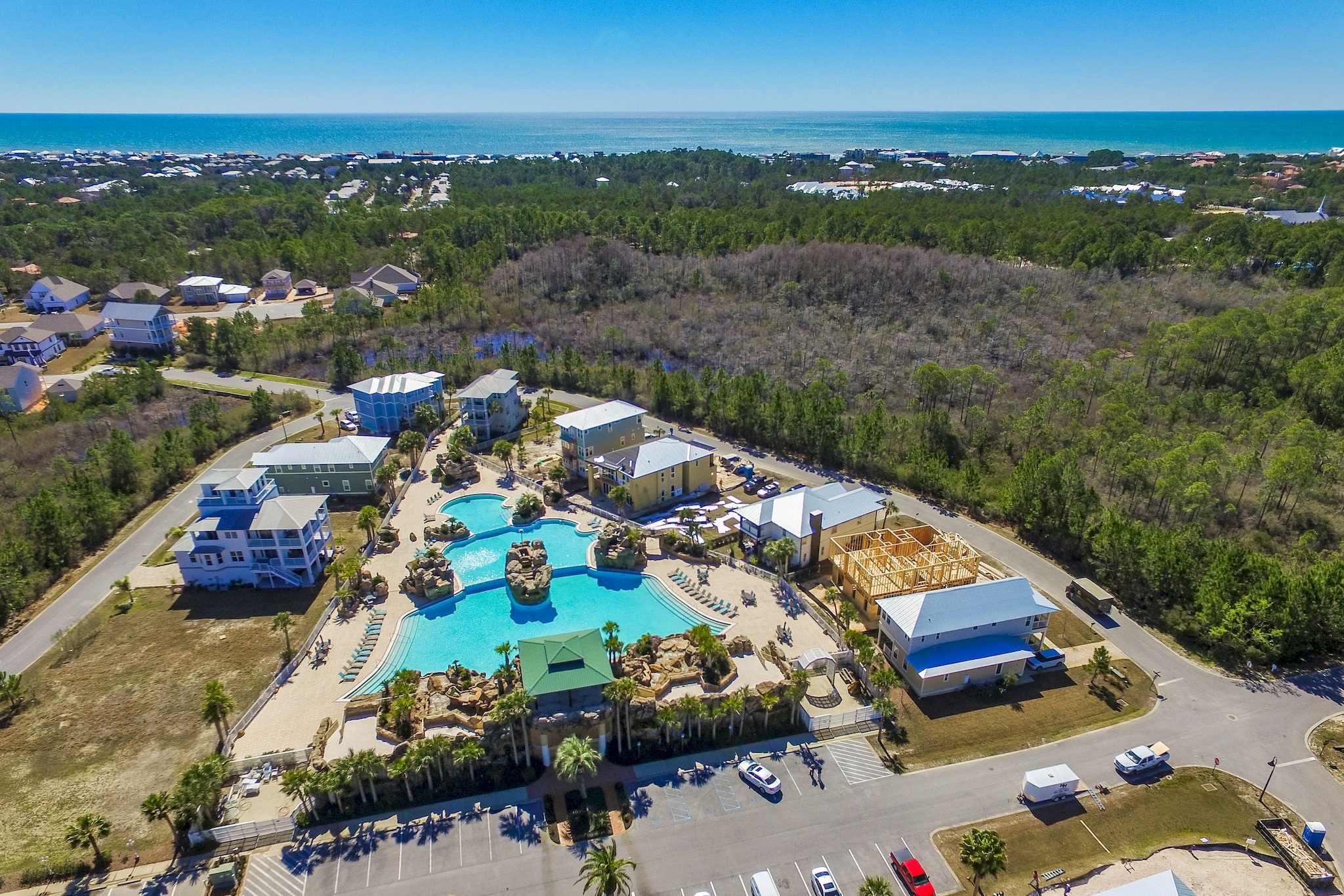 Birdseye view of Pool