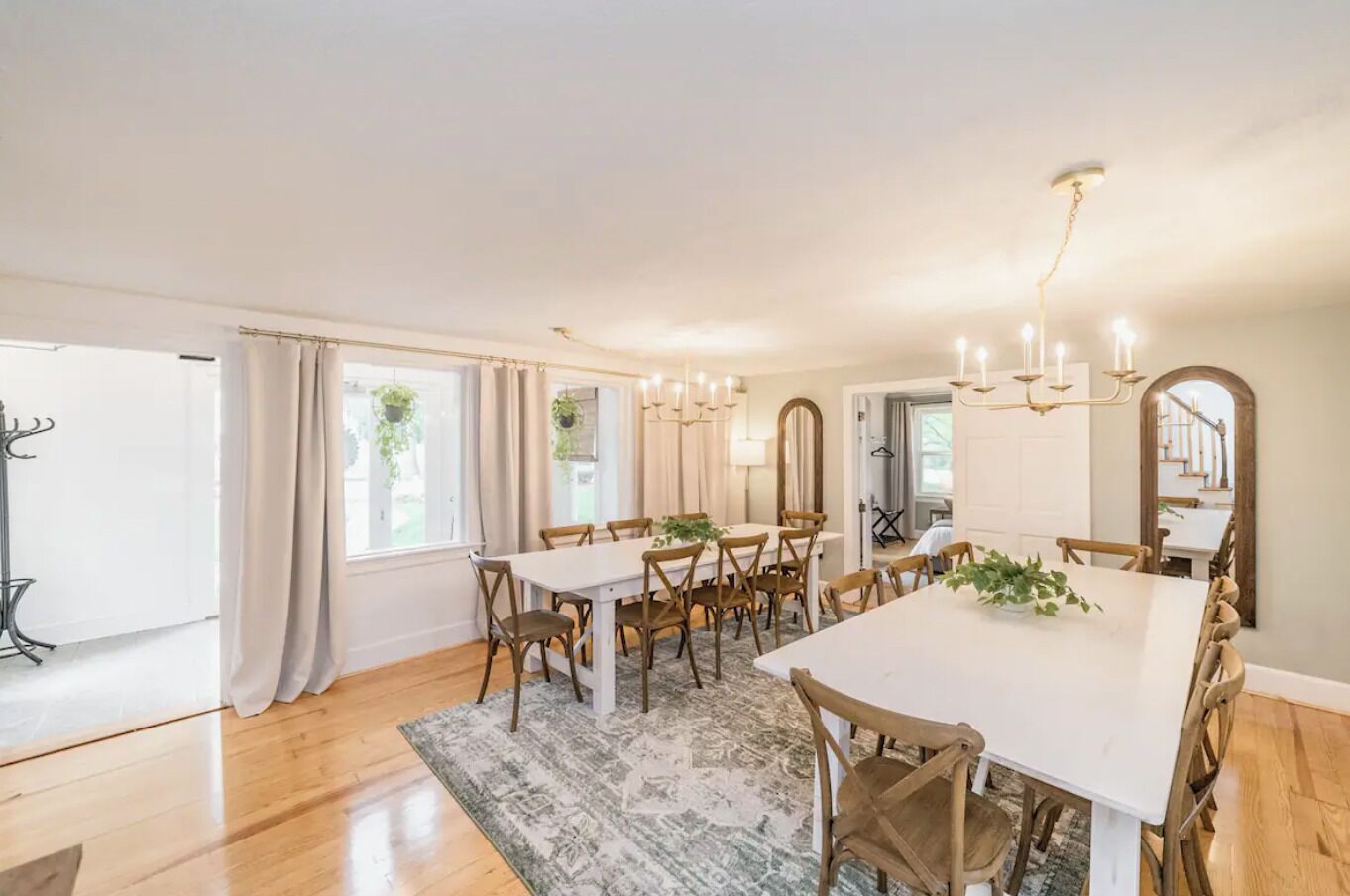 "The two main front tables are good for family dinner and bingo." -recent guest