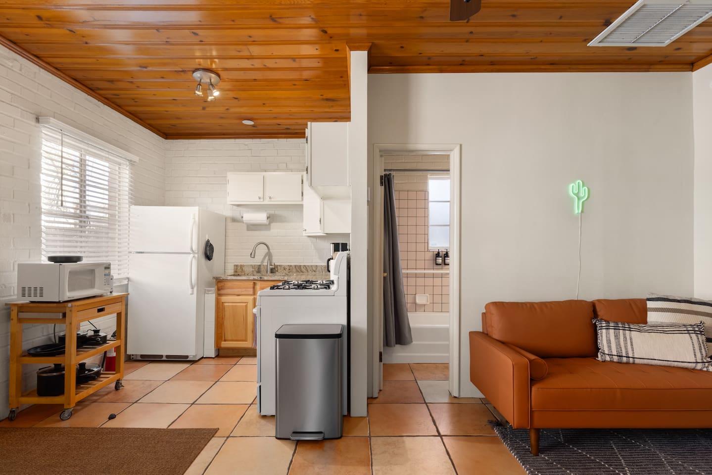 Kitchen and living room