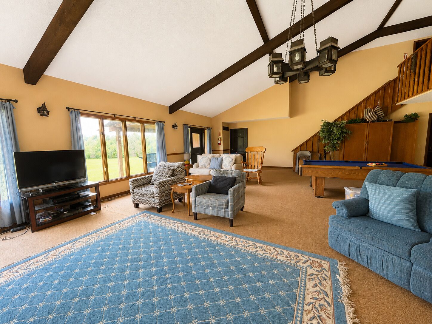 Rich with character and original details, the Great Room reflects the building's historic roots while providing plenty of space for groups to gather, unwind, and spend time together.