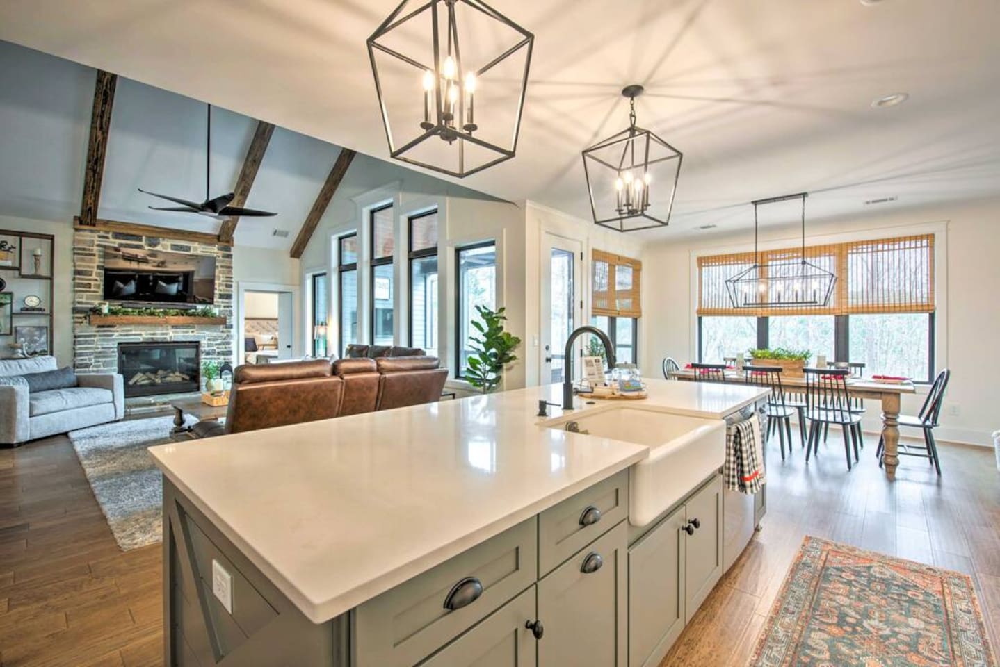 Spacious Kitchen with large island
