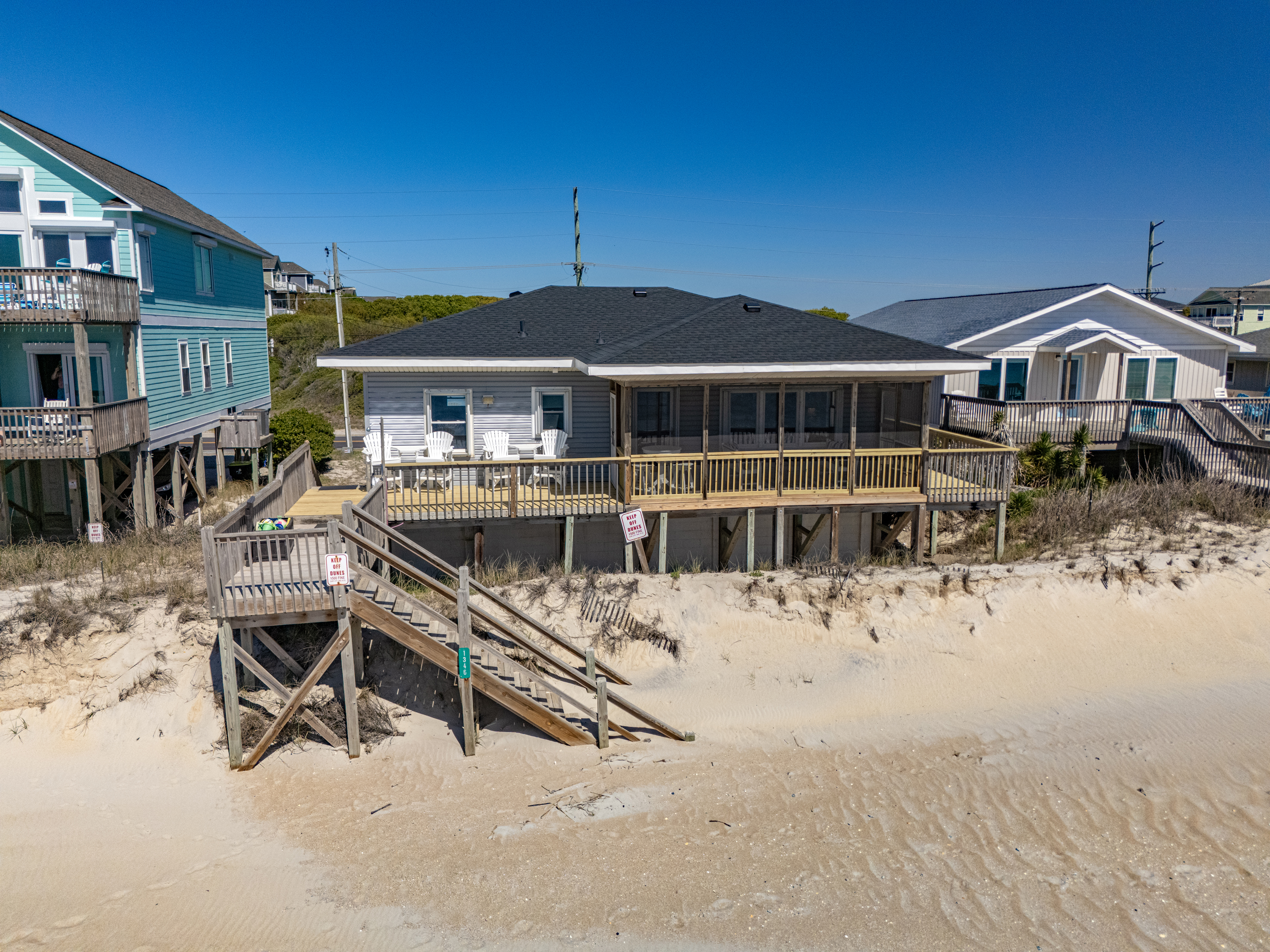 View of back of house