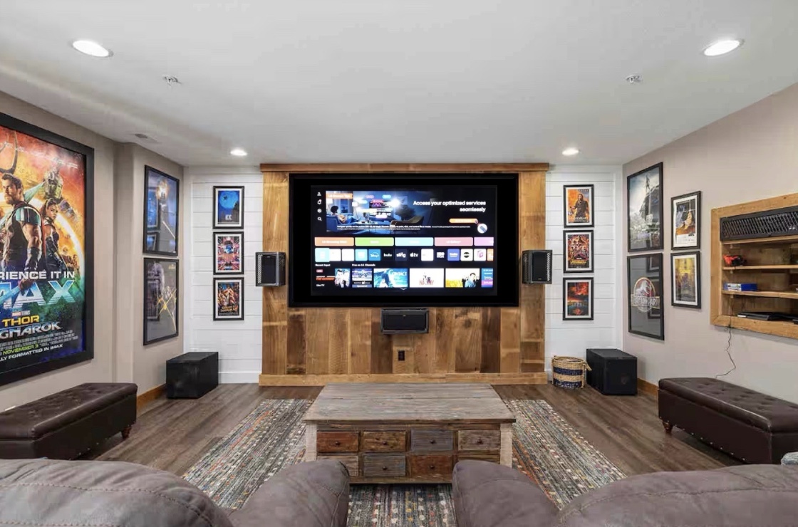 86" Smart TV with surround sound