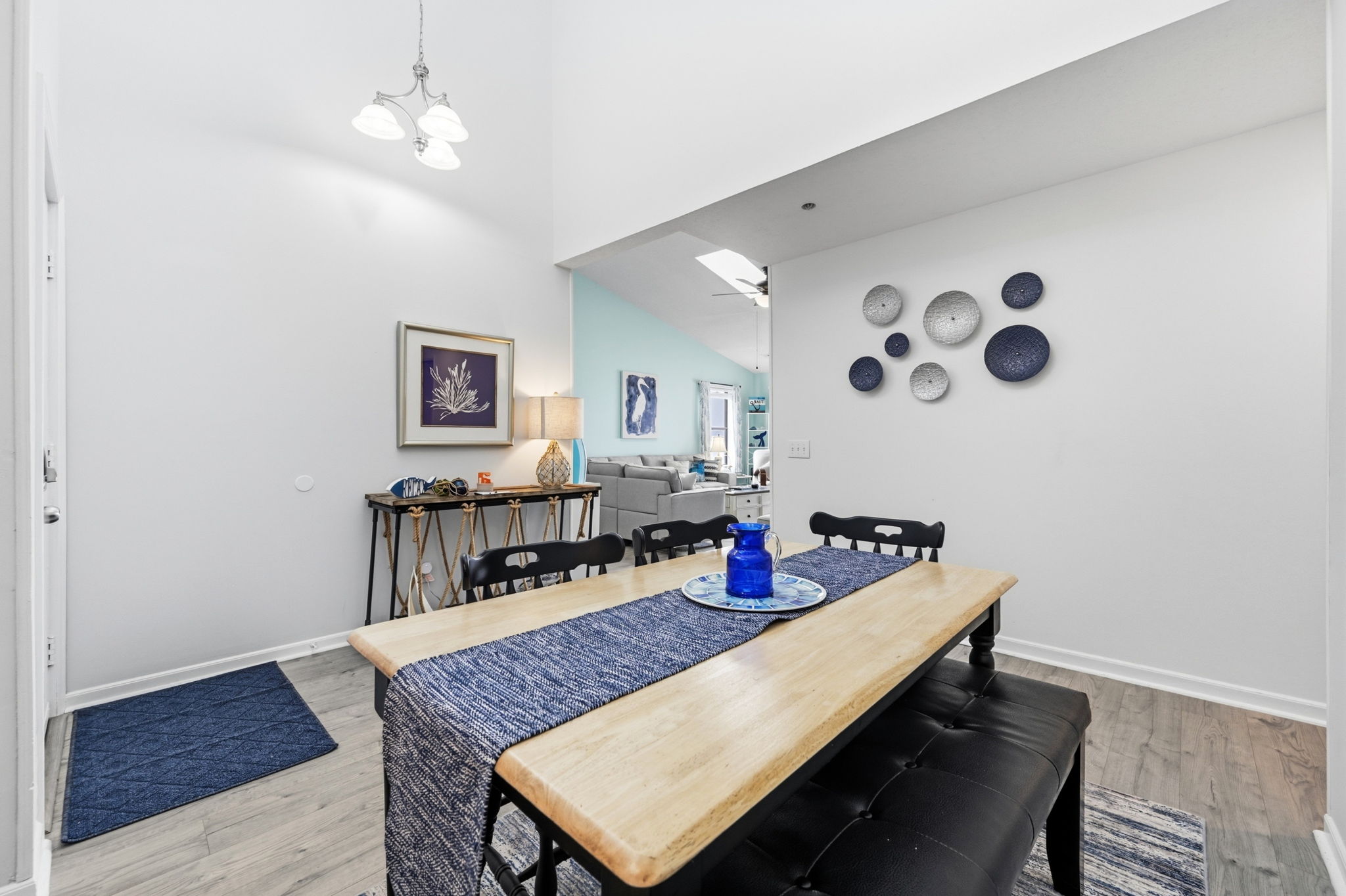Comfortable seating for six makes family dinners and game nights easy.