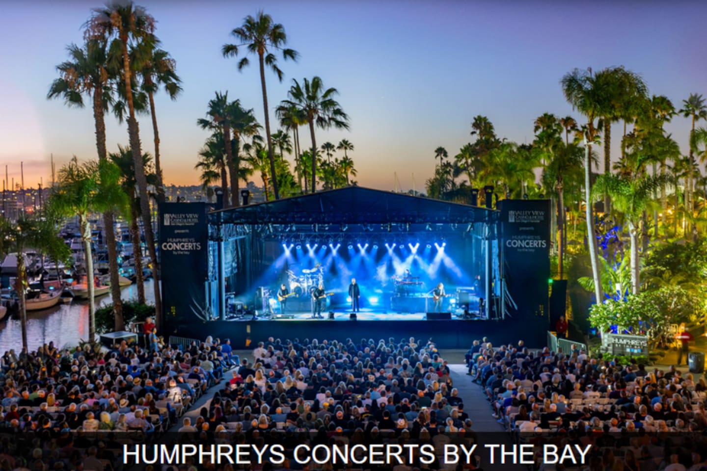 Humphreys Concerts by the Bay is within walking distance. Many well-known performers come every year