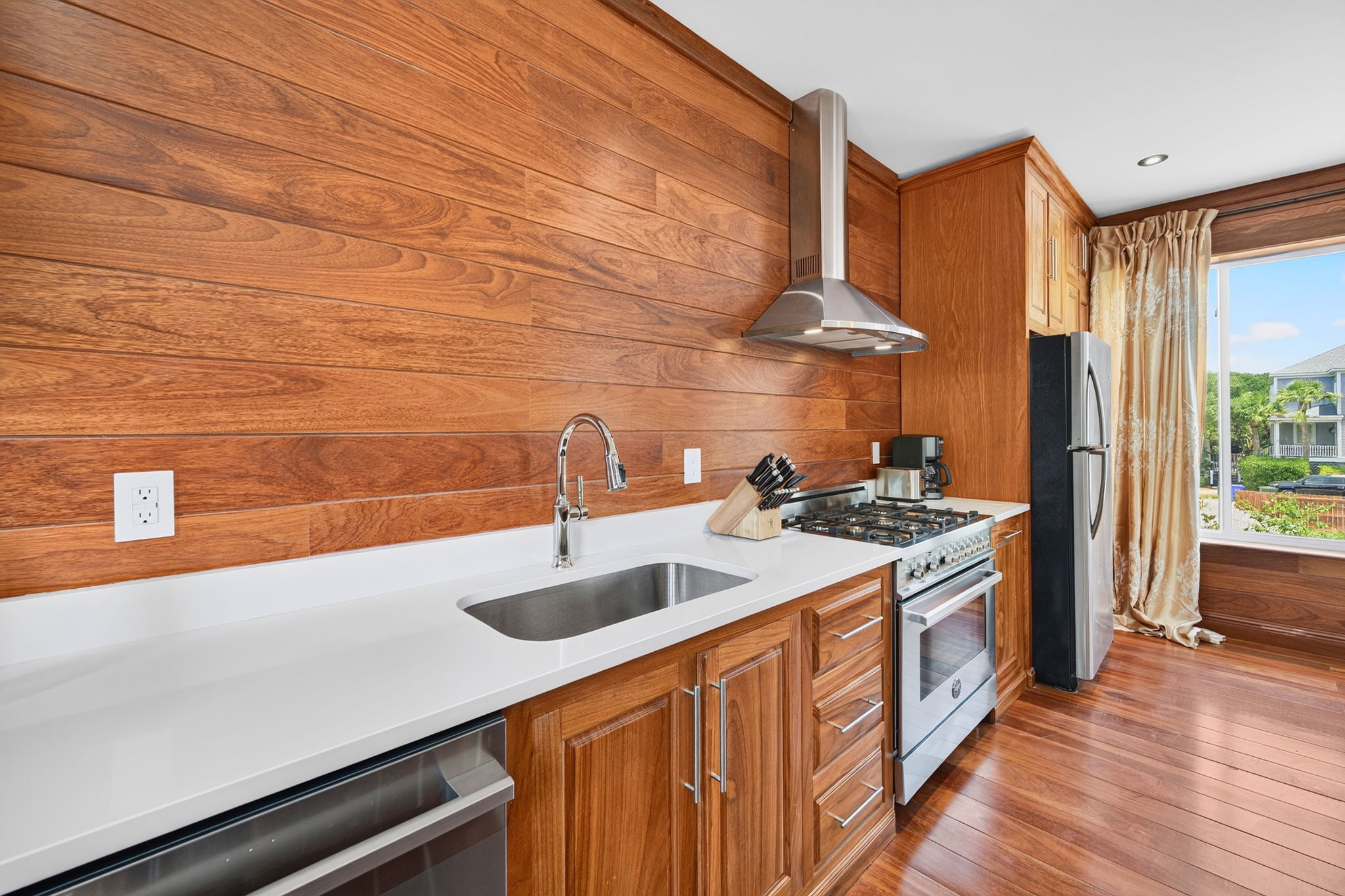 2nd Floor Kitchen, Adjacent to Pool | Rosewood Retreat | 2605 Palm Blvd, Isle of Palms, SC | IOP Escapes