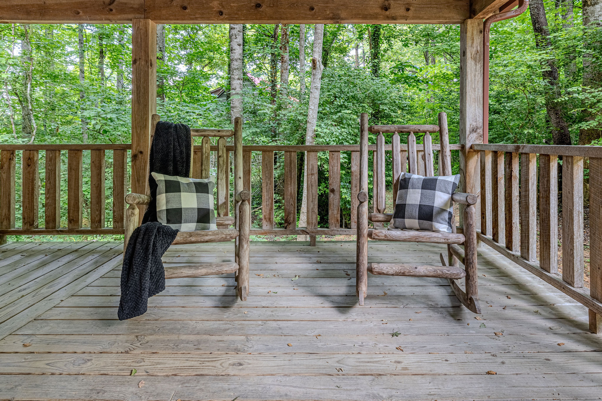 Pull up a rocking chair and just listen to the trees.