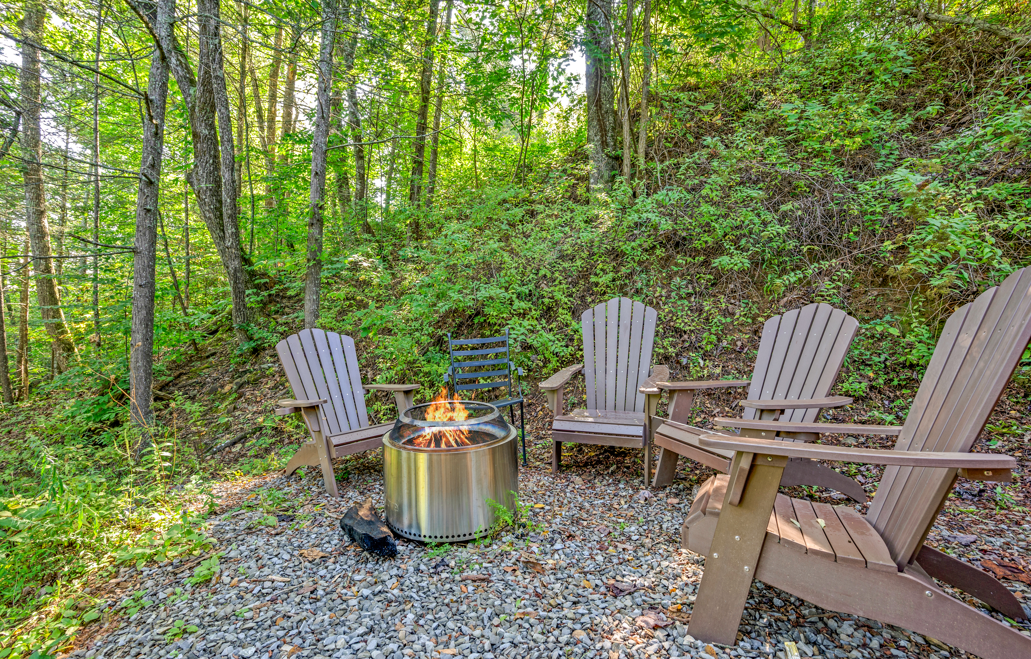 Let's Gather Around The Large Yukon Fire Pit With Family & Friends