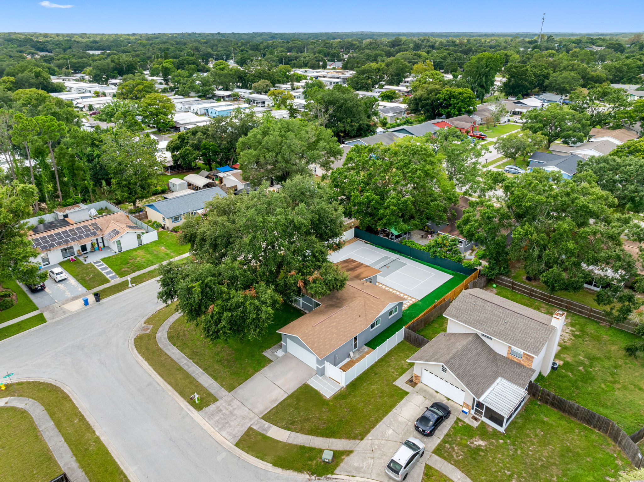Aerial View of the Neighborhood