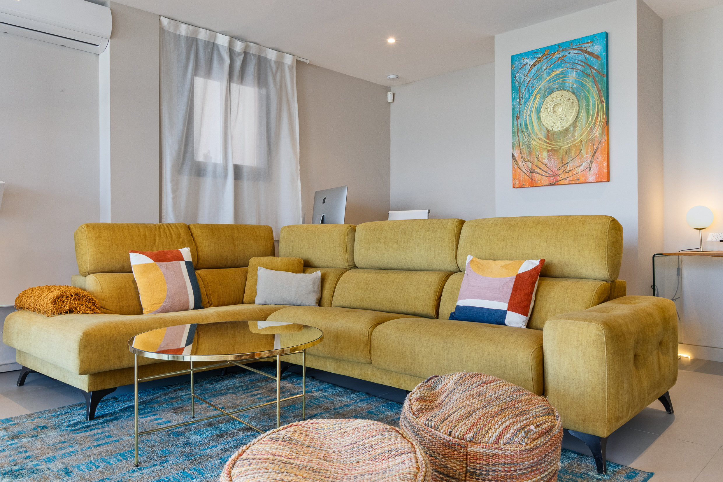 Comfortable living room seating for relaxing evenings