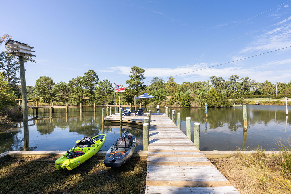 Kayaks, bikes and a canoe available!
