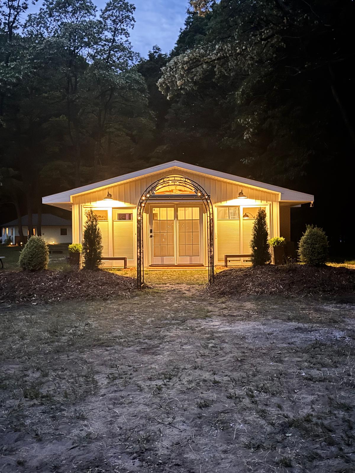 Sunrise cottage winter cottage charm