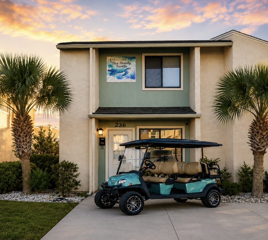 6 seater Street Legal Golf Cart