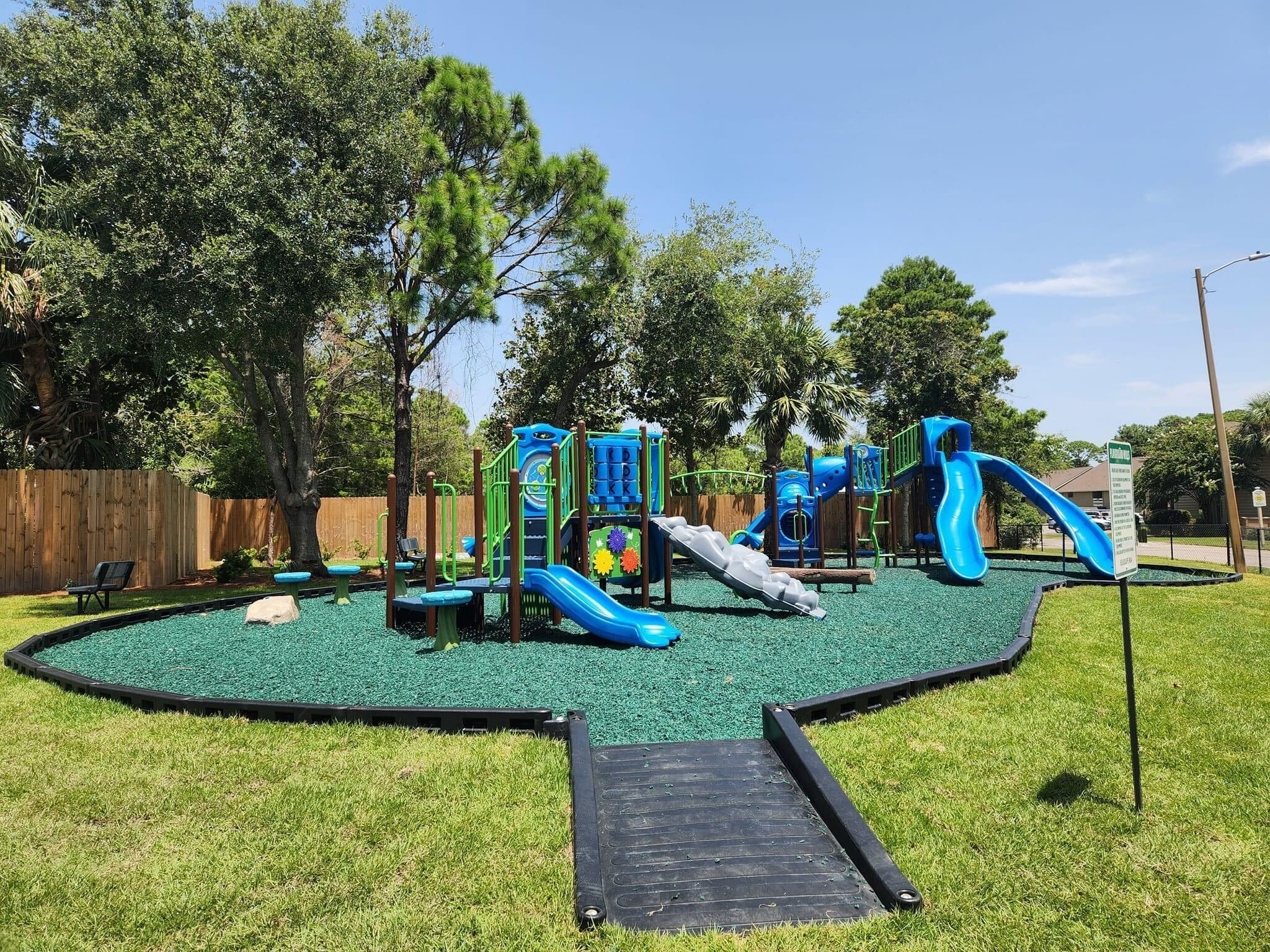 Brand New Playground at Seascape - perfect for Toddlers and Big Kids! Located next to the Basketball Court near the Seascape Tennis Center.
