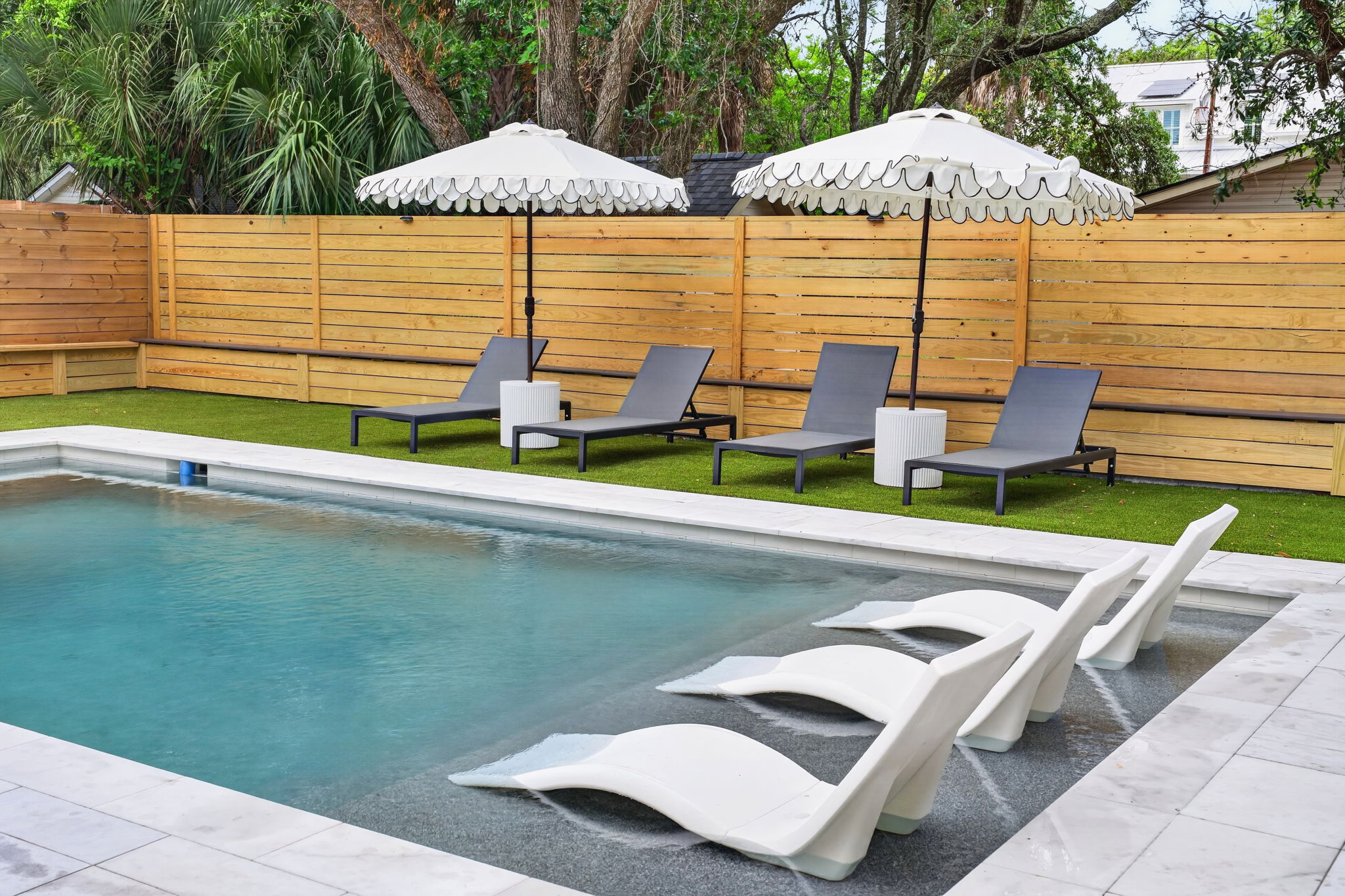 Pool & Hot Tub | Sun Kissed by the Sea | 3007 Cameron Blvd | Isle of Palms, SC | IOP Escapes
