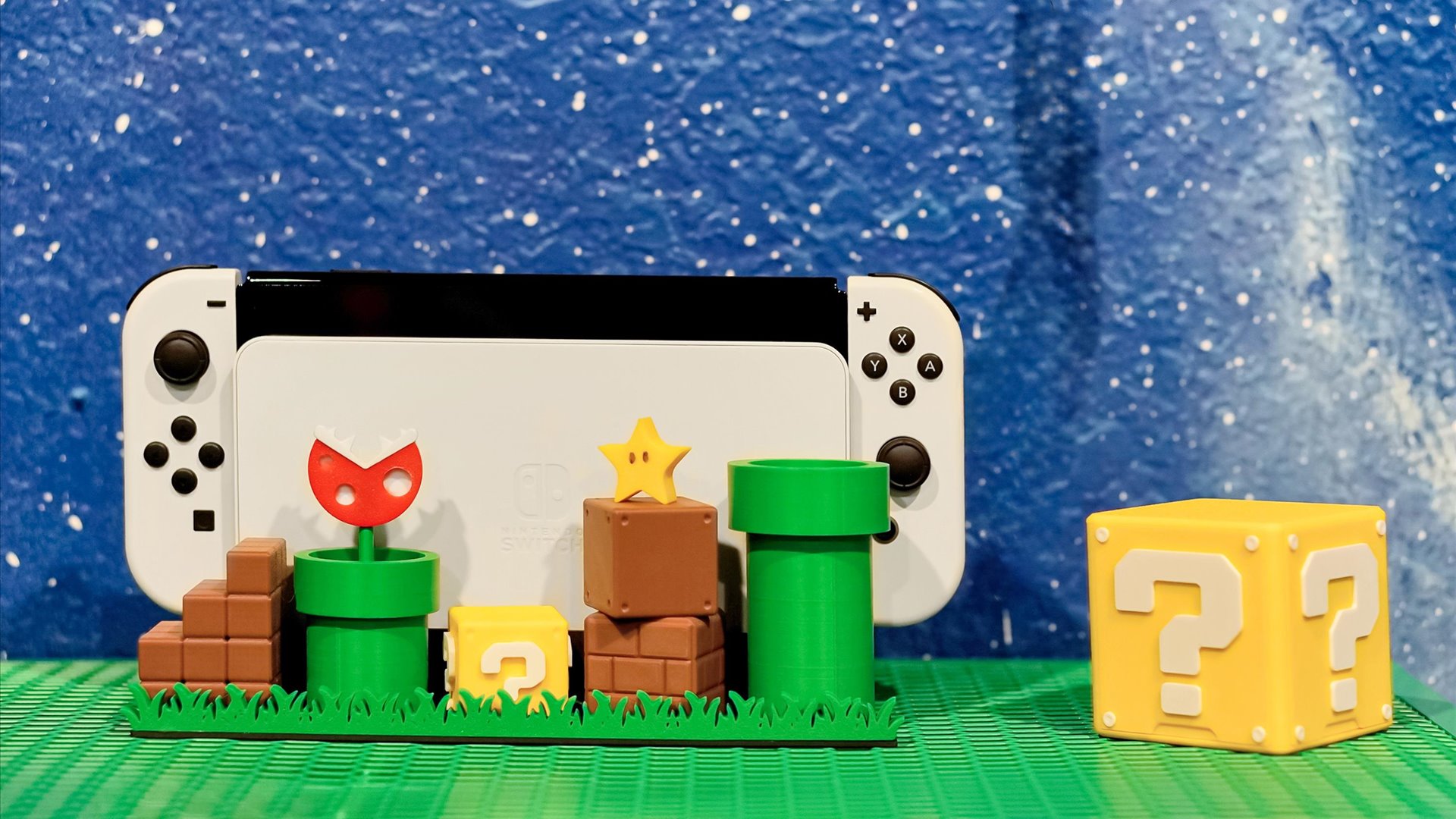 Mario Galaxy Games Room: A Nintendo Switch and playful gaming details provide even more ways to enjoy family game night.