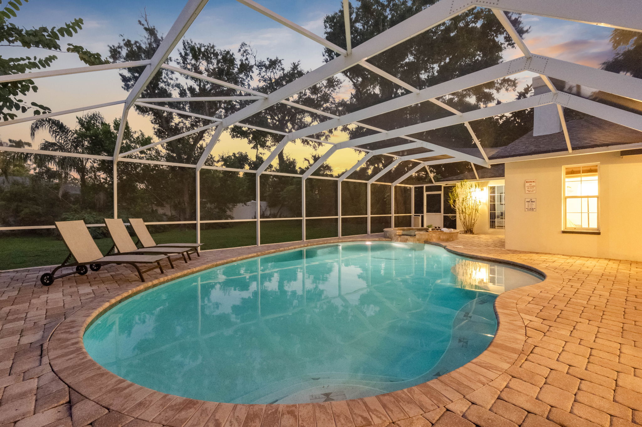 Relax, swim, and entertain—all in one stunning outdoor space.