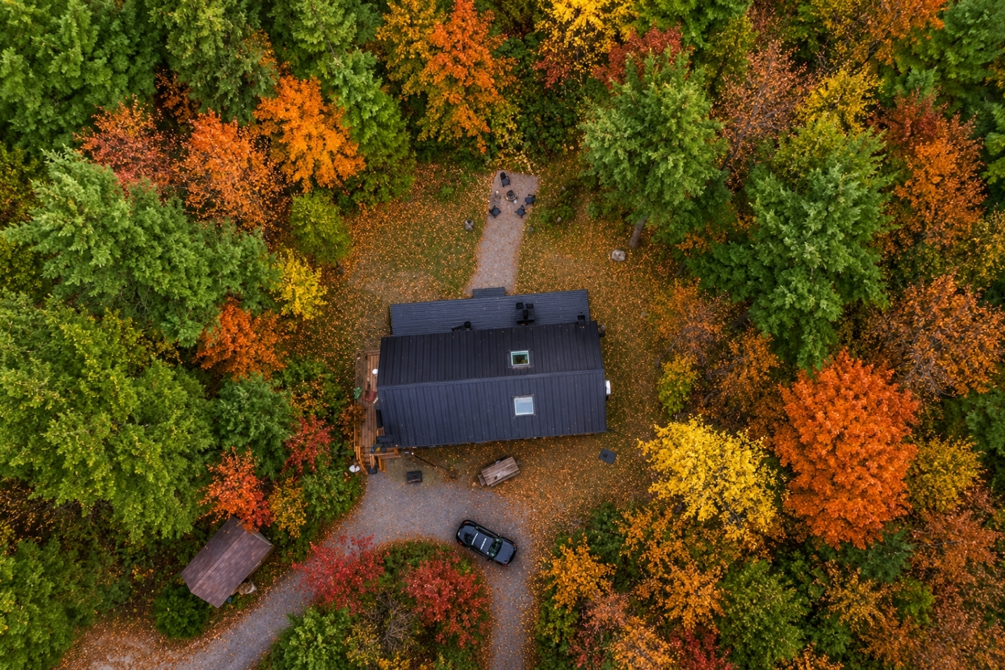 Arial View of the Property
