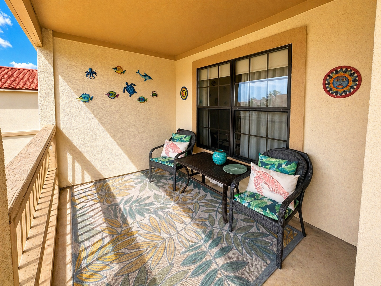 Enjoy your patio space with lawn view!