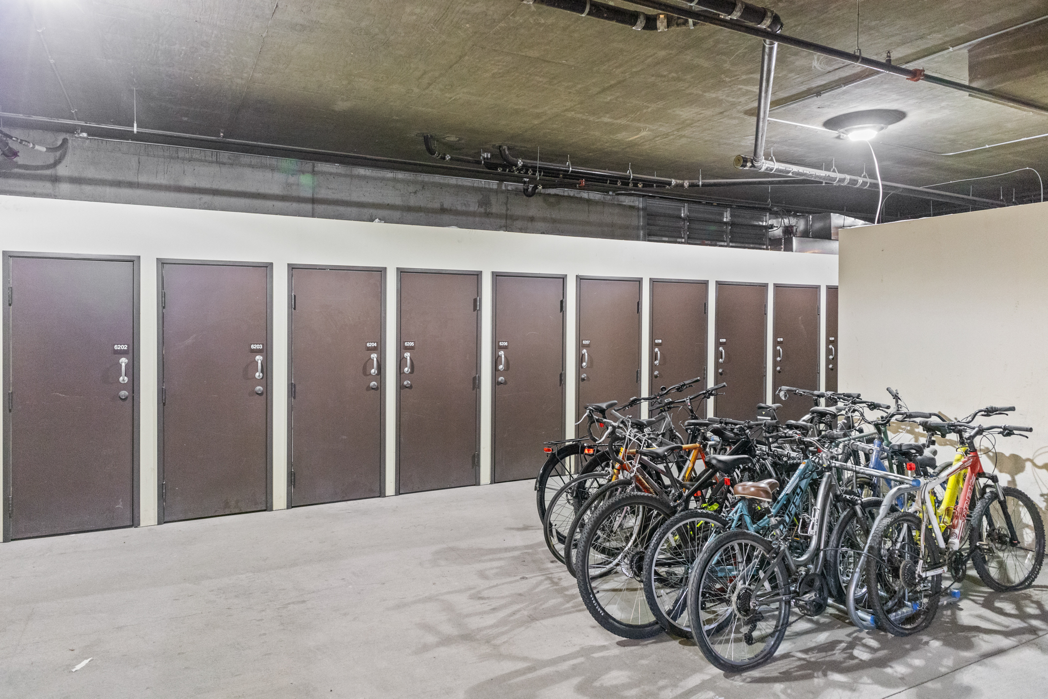 Covered Bike Storage in Garage