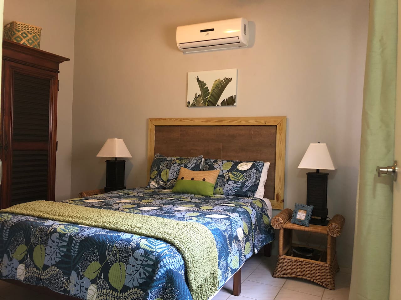 Guest house bedroom with Queen Bed