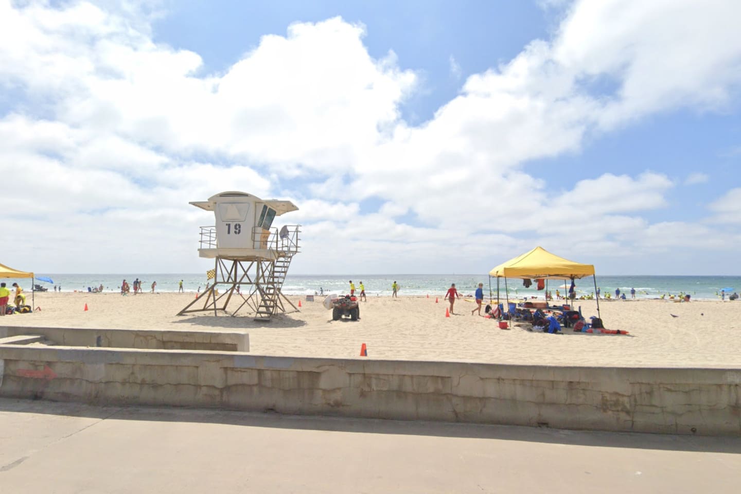 Nearest Lifeguard Tower 19