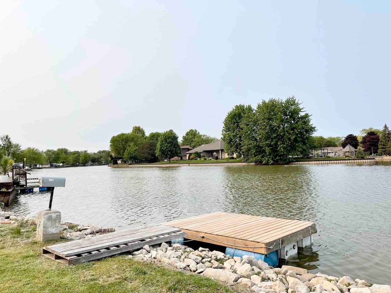 Dock you boat here.  8X10 dock.  