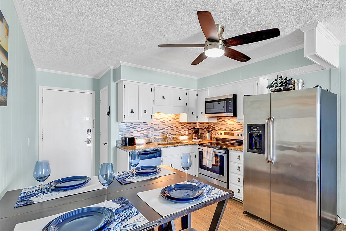 Dining Area – Table set for family meals