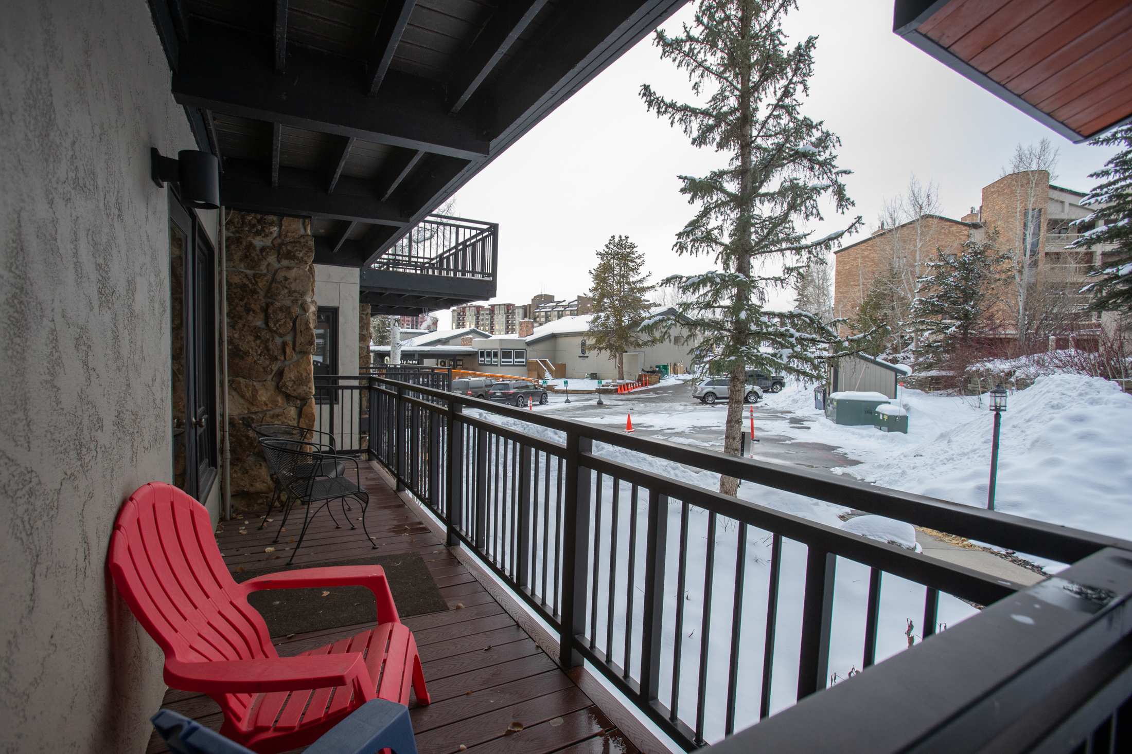 Private Deck off Living Room