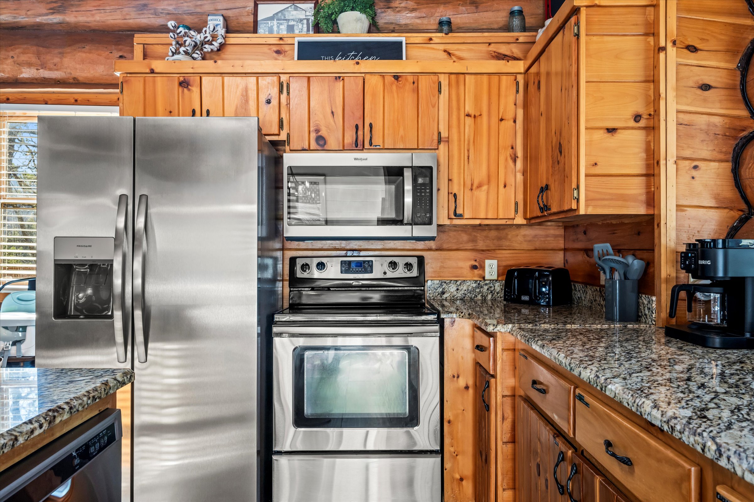 Prepare delicious meals using modern appliances. We also provide basic cookware & utensils along with salt, pepper, and oil.