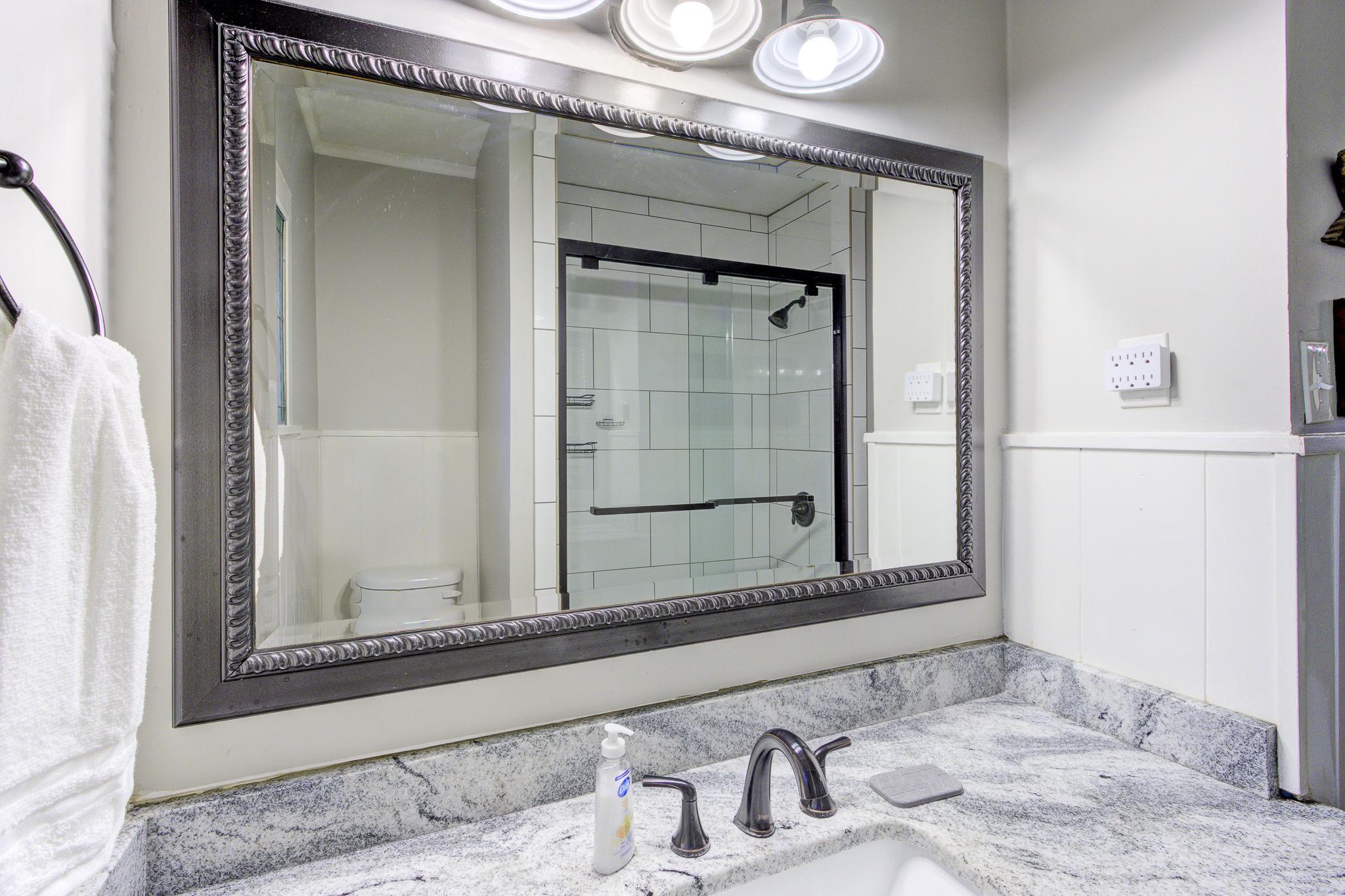Full Bathroom with walk-in shower