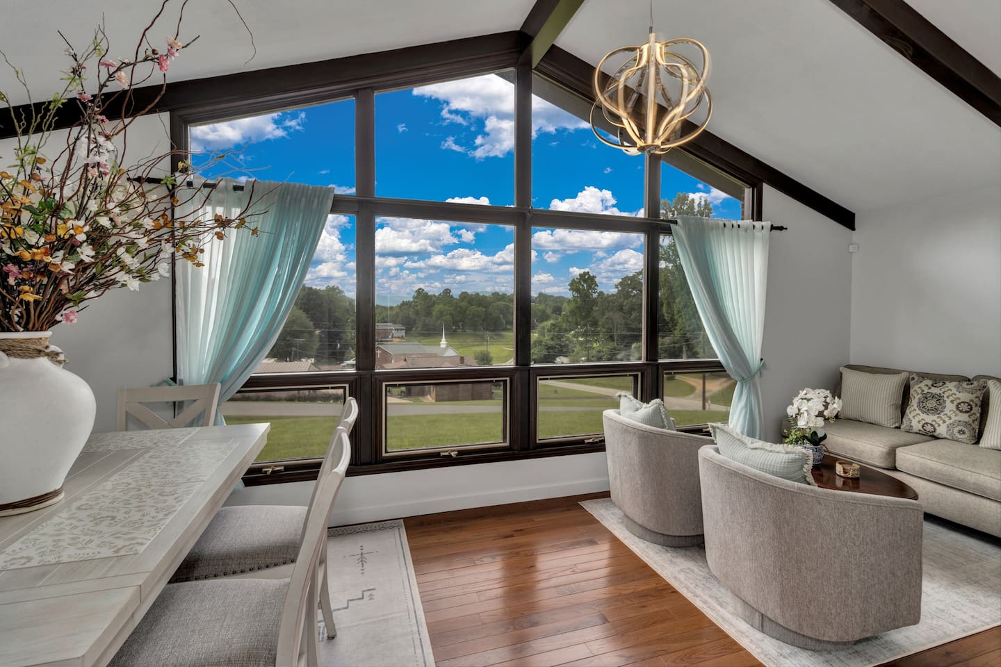 Beautiful View from Living/Dining Room