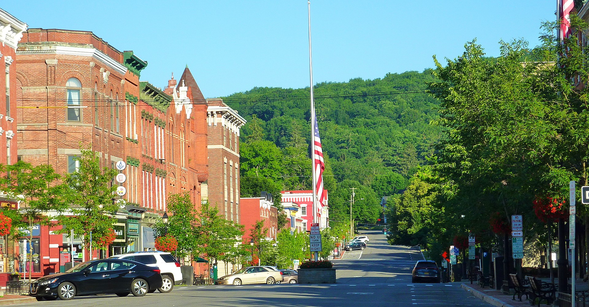 Picturesque Main Street, Cooperstown NY