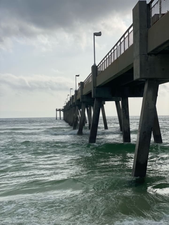 Pier - a short walk from the resort