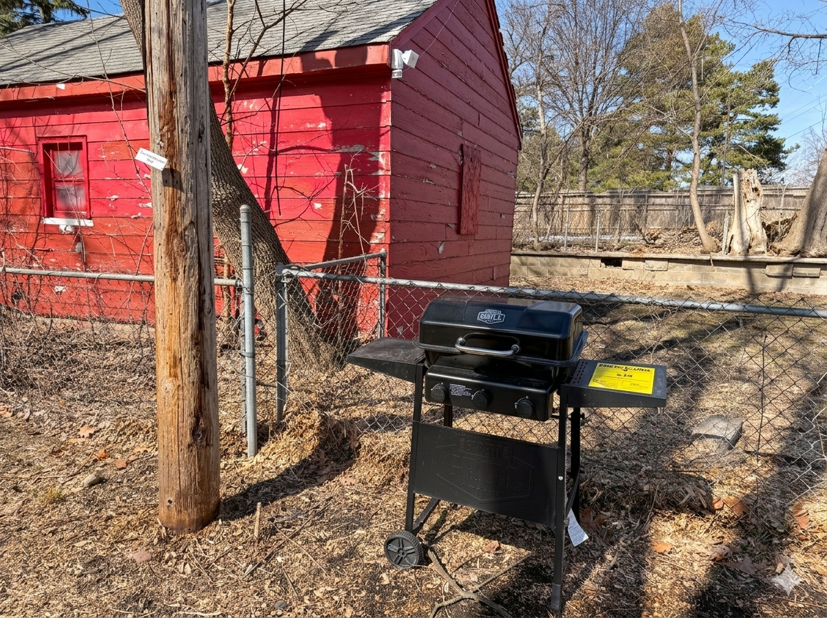Enjoy the gas grill.