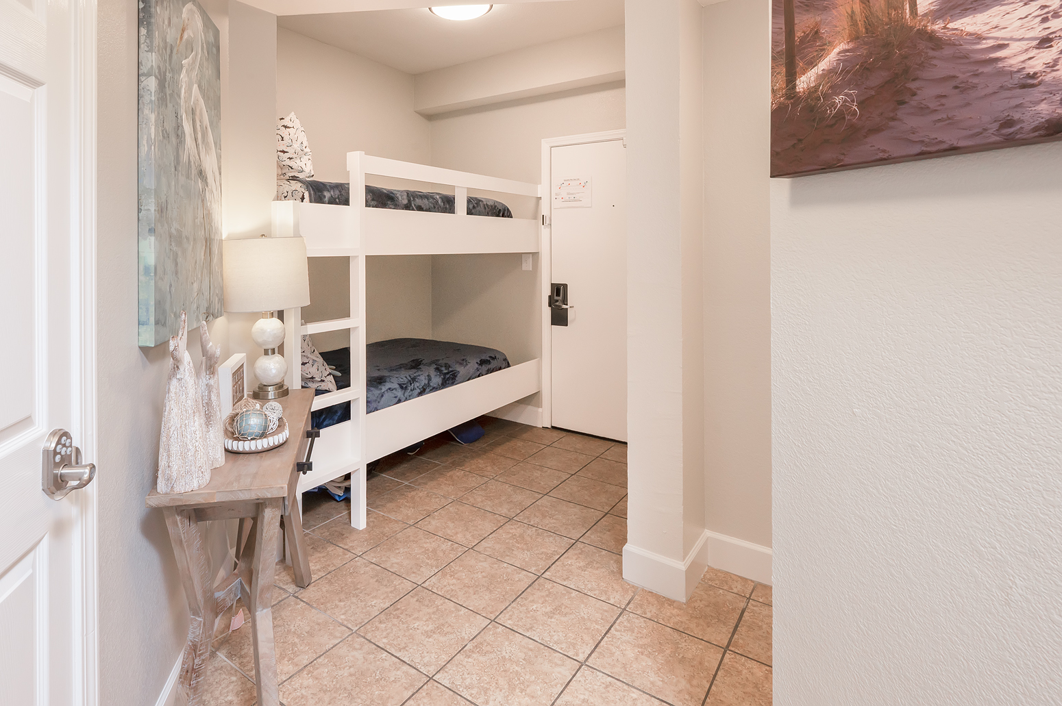 Hallway twin over twin bunks