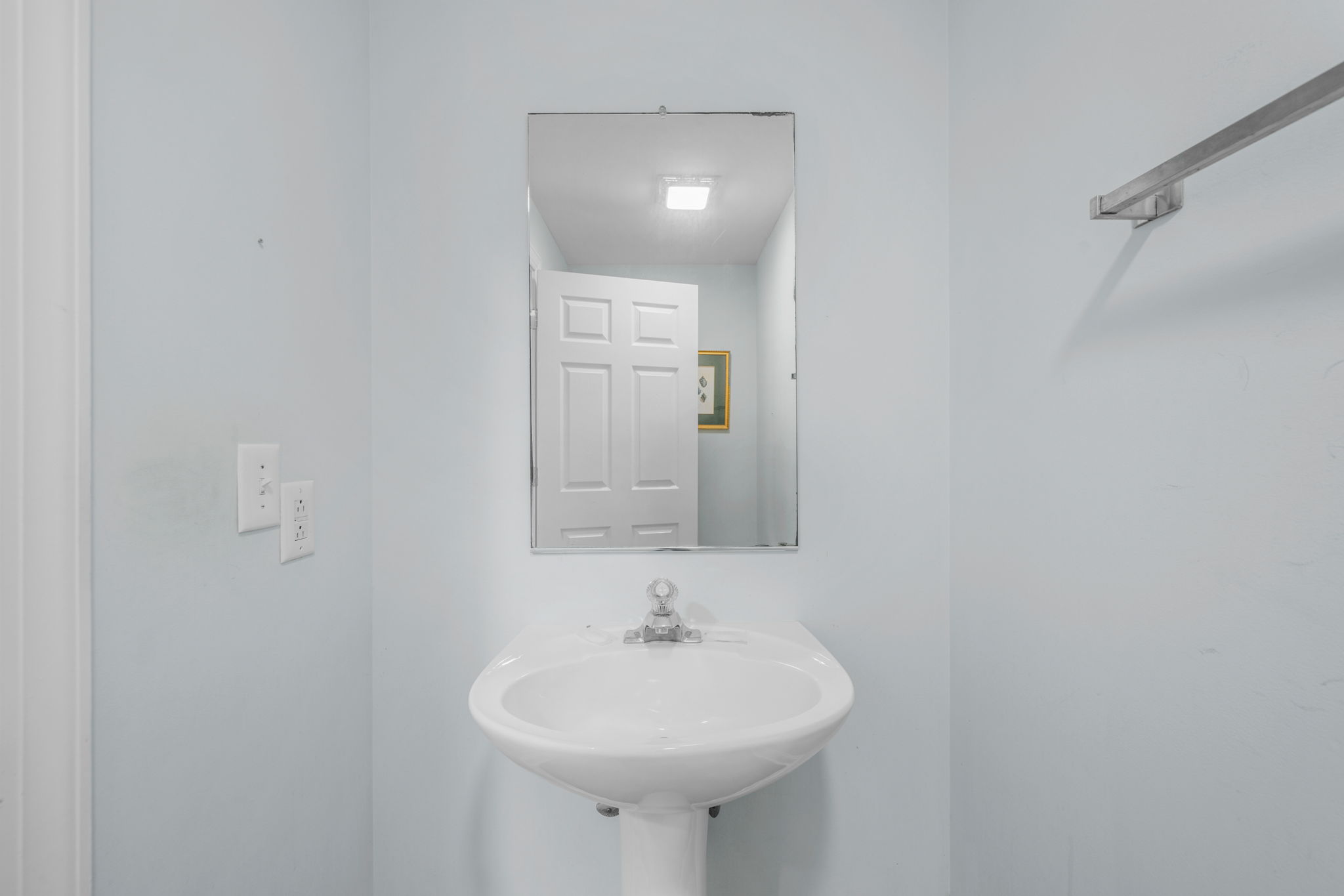 Bathroom 3: Hallway half bath | Sand Dollar | 102 Oceanview | 1116 Ocean Blvd, Isle of Palms, SC | IOP Escapes