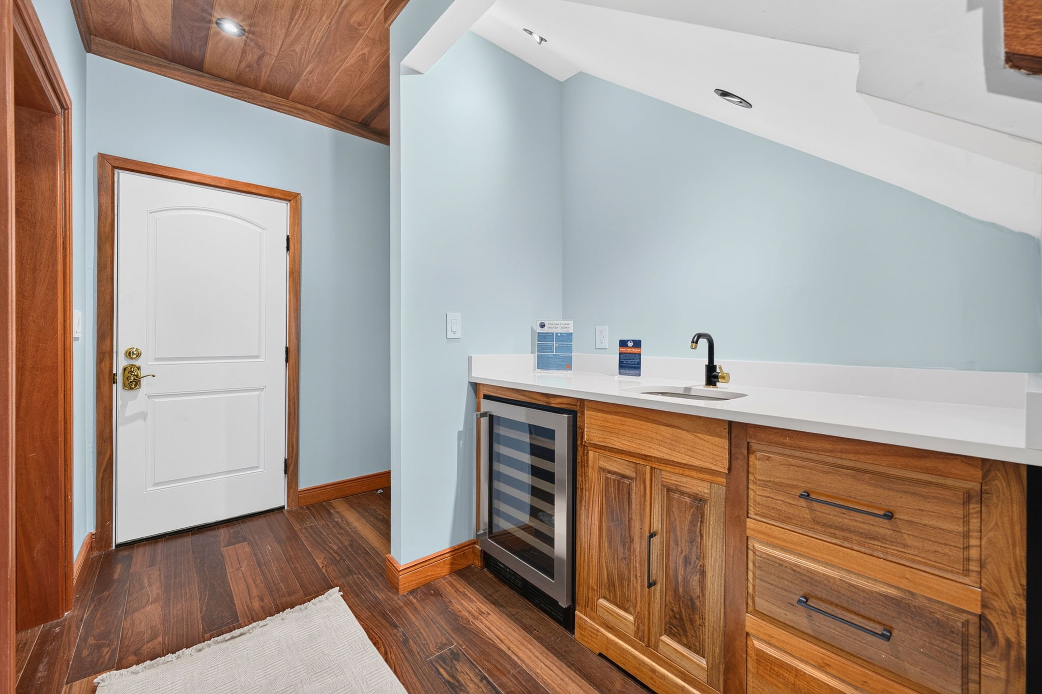 1st floor wet bar | Rosewood Retreat | 2605 Palm Blvd, Isle of Palms, SC | IOP Escapes