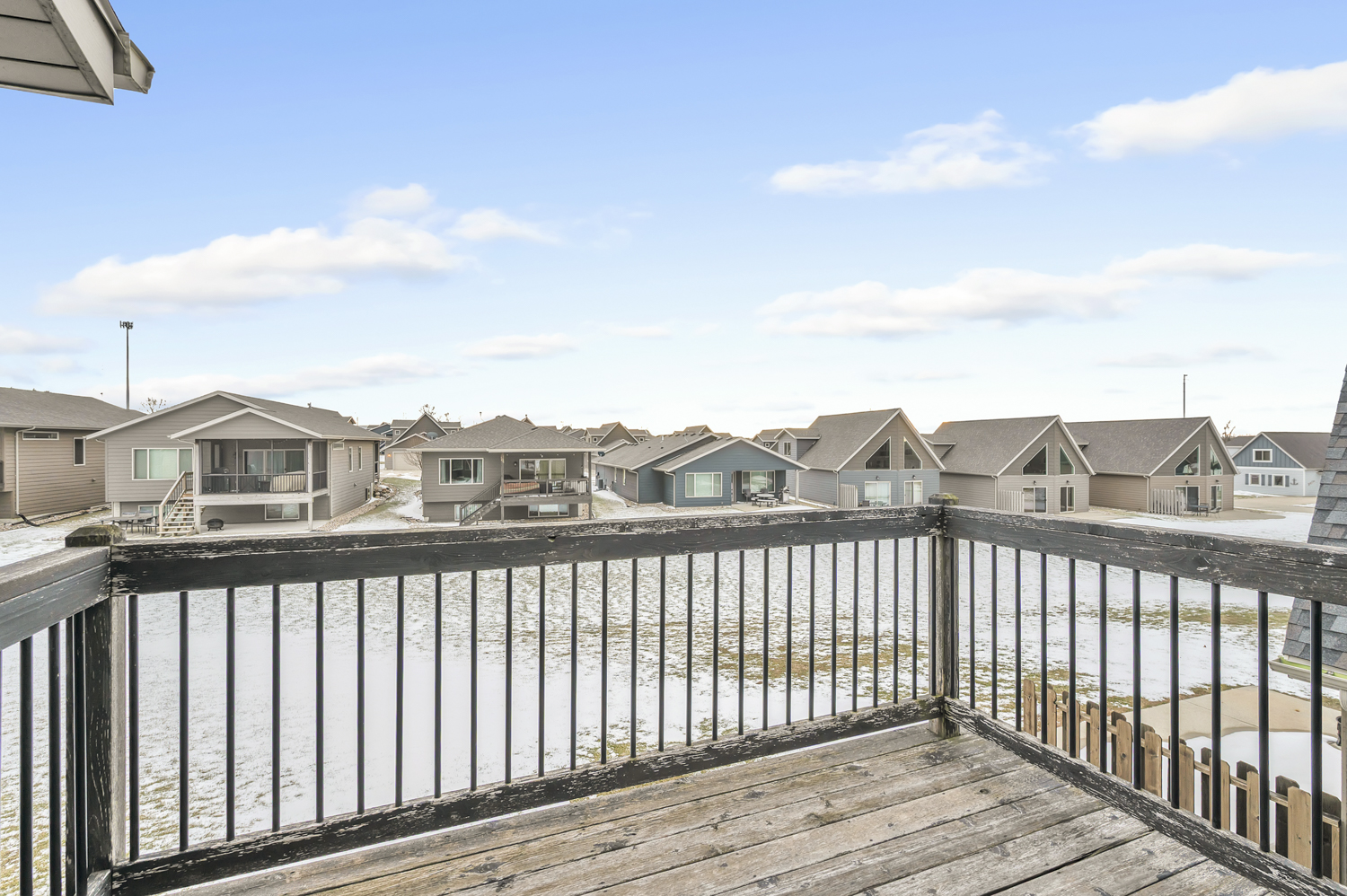 2nd floor deck off bedroom #3