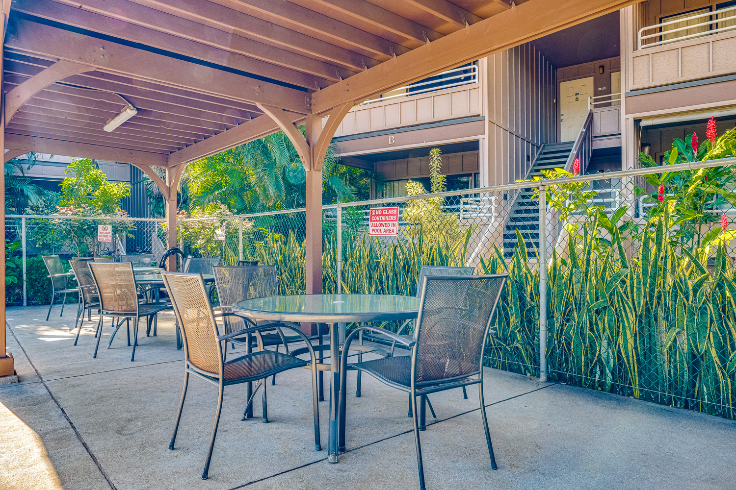 Shaded picnic spot to enjoy grilled favorites