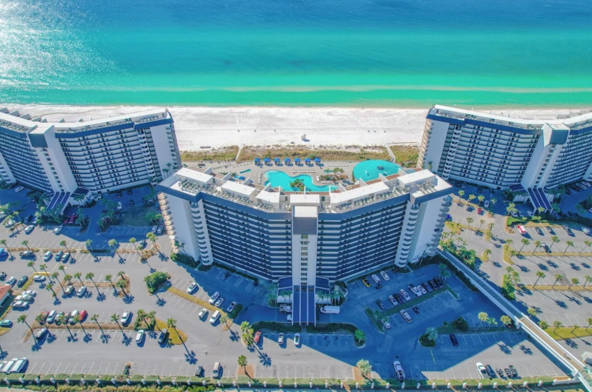 The three towers of Edgewater