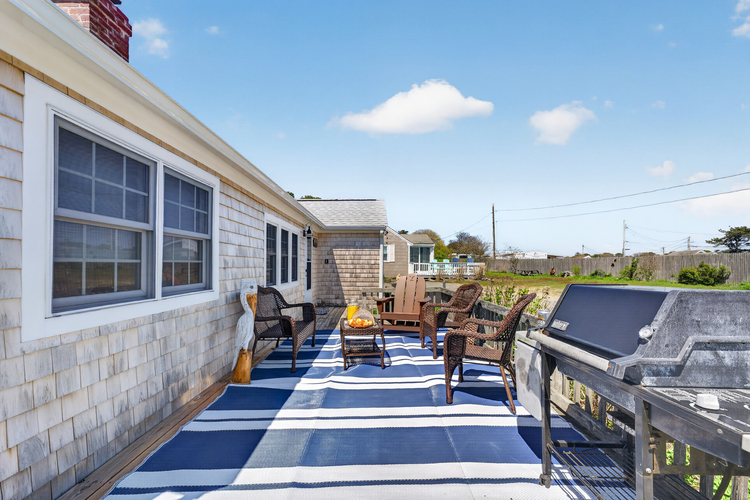 Private outdoor setting designed for relaxing, entertaining, and soaking in the natural surroundings.