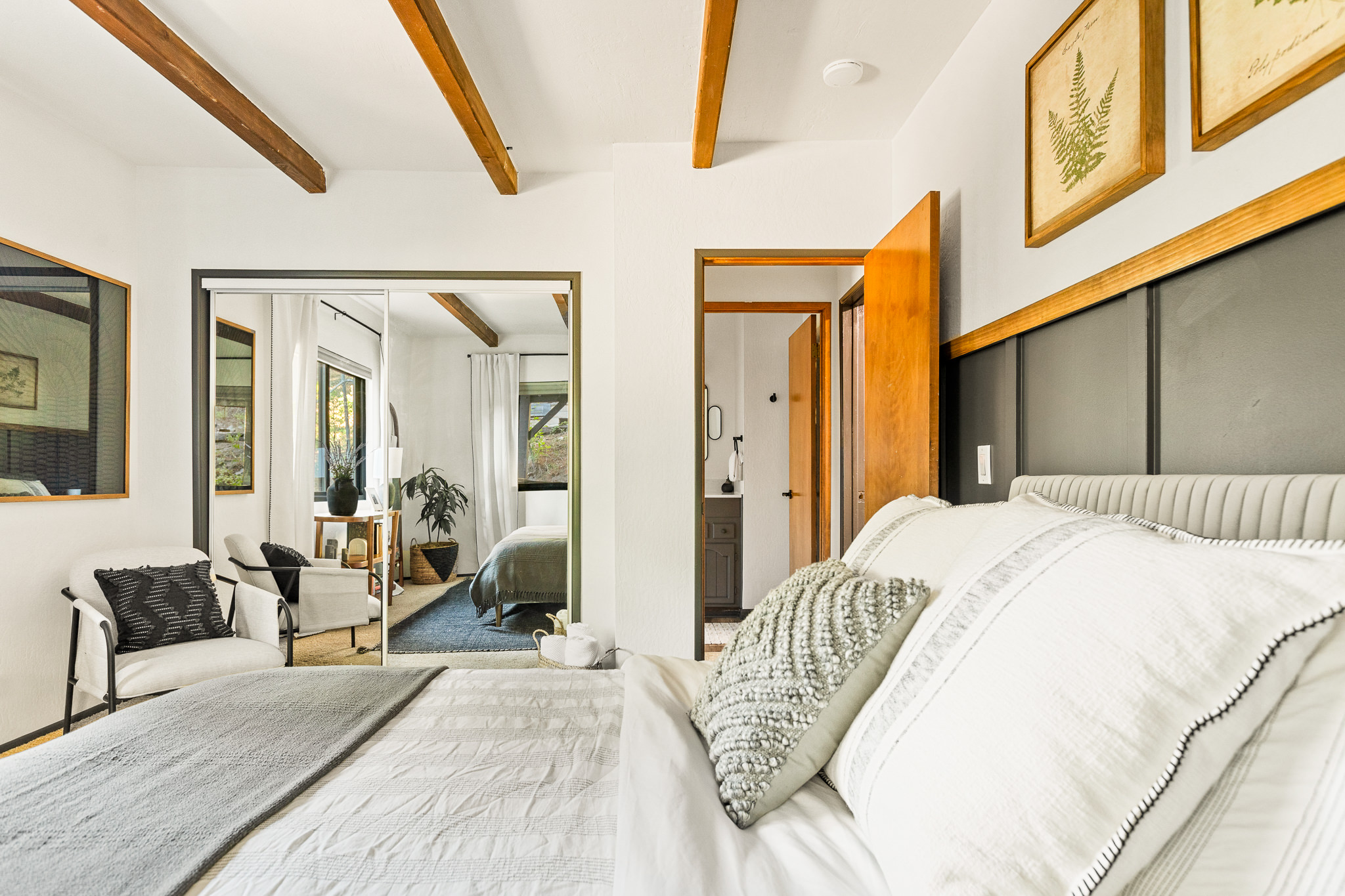 Bedroom 2: Picture yourself snuggled up in this inviting bedroom during your next Lake Arrowhead getaway!