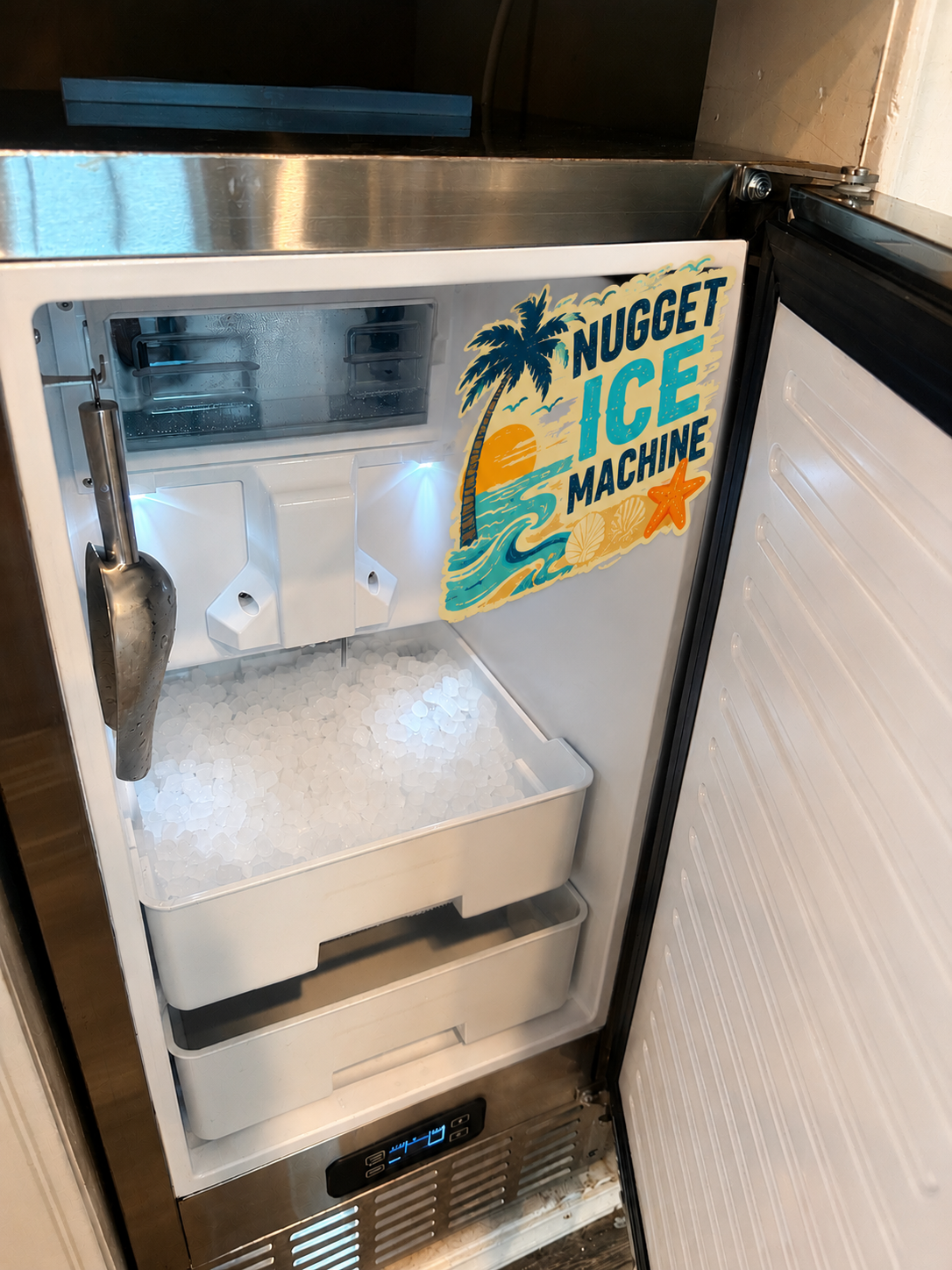 Built in ice machine