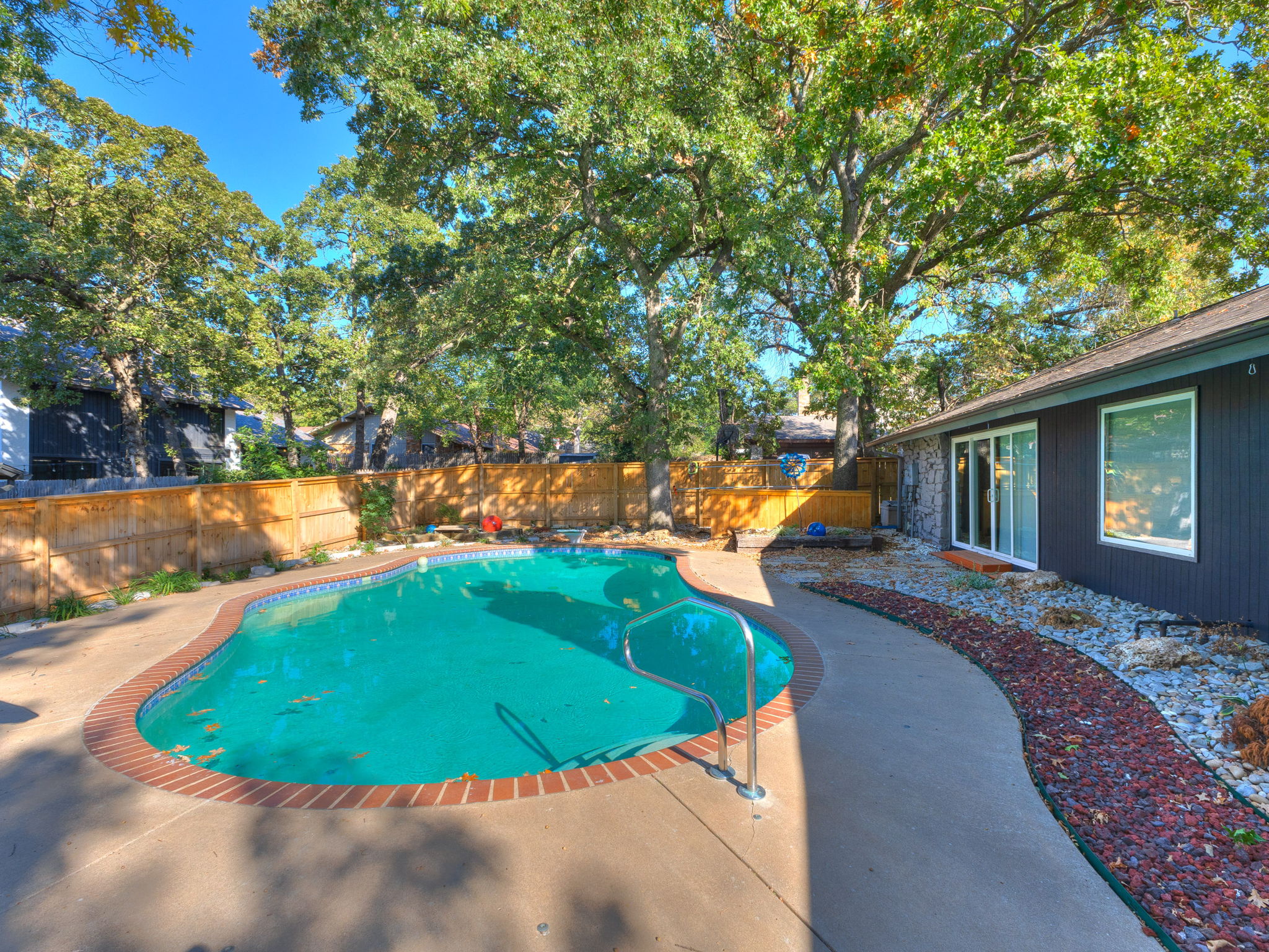 Backyard with Private Pool
